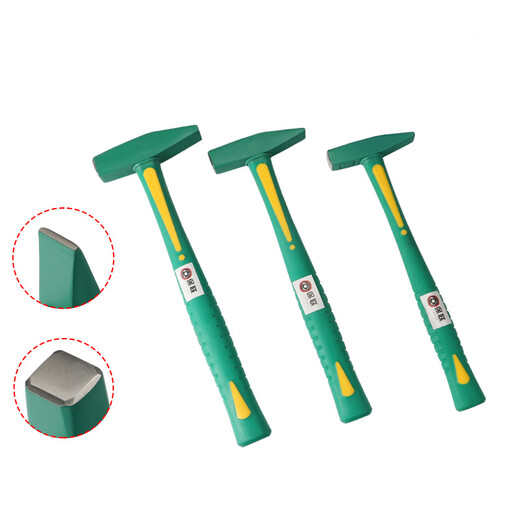 Baolian fitter hammer duckbill hammer small hammer sheet metal hammer electrician hammer mini hammer hand hammer flat hammer iron hammer tool 200g fiber handle fitter hammer