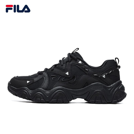 FILA Cat Claw Shoes 4th Generation Women's Shoes Dad Shoes Couples Sports Shoes Retro Fashion Casual Shoes Mesh Breathable Women's Black-BK 39