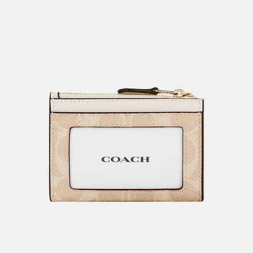 蔻驰（COACH）卡包证件包C纹老花钥匙包卡片包卡夹零钱包轻奢新年礼物女 CW870 IMXDM