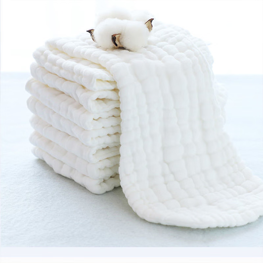 Filado Neugeborene Baby Windeln waschbare Baumwollgaze Erdnüsse Neugeborene Babywindeln atmungsaktivem Meson -Stoff Baby Windeln Pols Pure Cotton Gaze 10 Packs - Erdnussform - 12 Schichten M Code (35*14 cm] von 0 bis 6 Monaten empfohlen