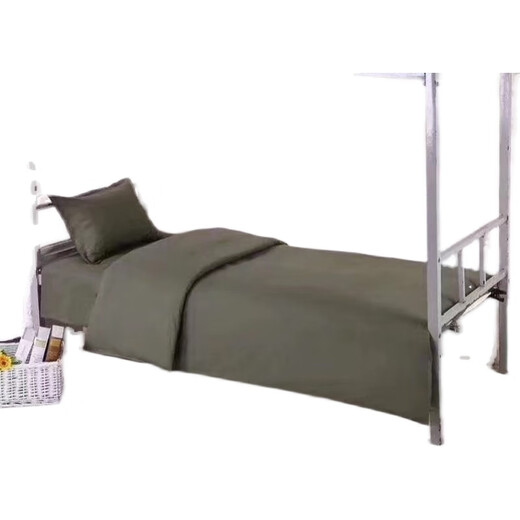 Huashenshen mattress cover zipper style student dormitory mattress cover mattress cover dust cover without mattress core all-inclusive bed military green 100x200