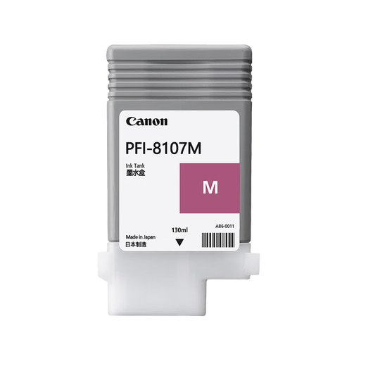 Canon PFI-8107 Les cartouches d'encre d'origine conviennent au Canon IPF671 / 771 / 681/686/781 / 786 PFI-8107M Magenta 130ML