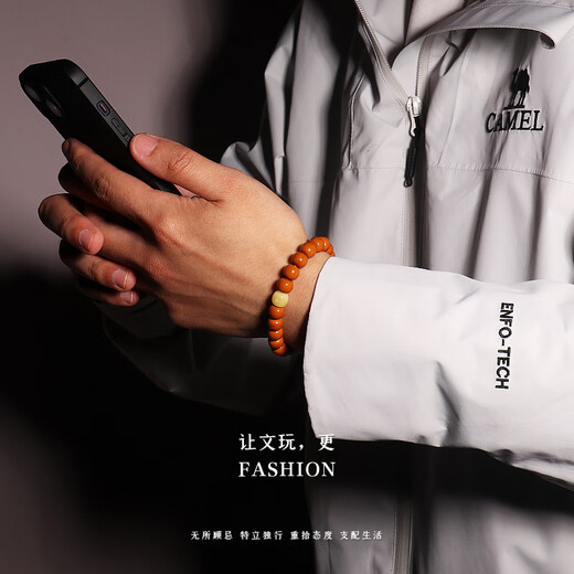 XPEL Hong Kong and Macau high-end quality fidelity Seiko beeswax amber old-type barrel beads separated beads loose beads top beads star and moon Rudraksha Seiko full honey style old-type barrel 0 carat about 10+mm pair