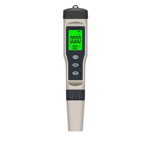 Ten-en-un de la qualité de la qualité de l'eau multifonctionnelle stylo pH PHE ACIDIDE METTER TDS CONDUCTION TESTER TEMPETTER TEMPET SALINITY DETECTION Détalonnage 9901 [trois en un]