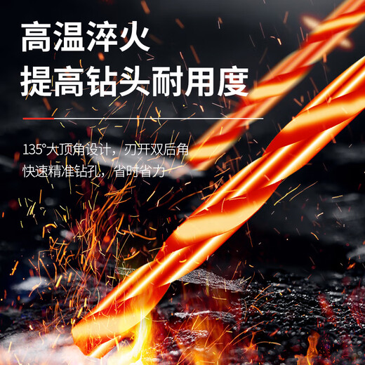 Niuxiang high-speed steel HSS straight handle small twist drill bit Buddha beads amber punching micro small drill bit combination set drill bits 20 pieces of twist drill bits 0.3-1.6