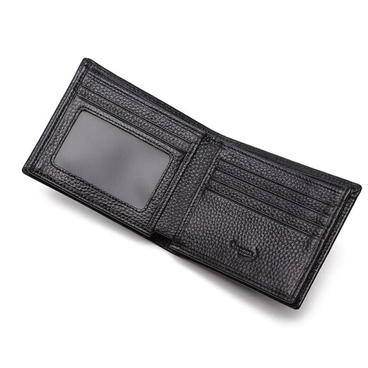 Crocodile Shirt Men's Simple Top Layer Cow Hide Cow Wallet Men Horizontal Ticket Clip Clip 14689 pour le petit ami