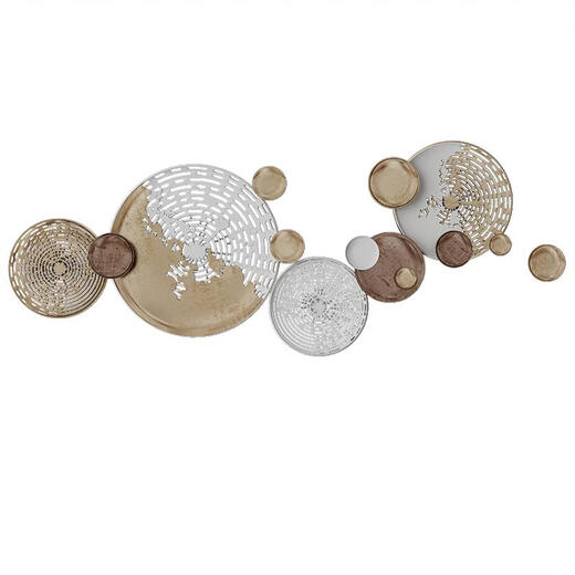 Customized light luxury living room background wall hanging decoration sofa back decoration hanging soft decoration metal wall hanging creative stand 12045CM12045CM