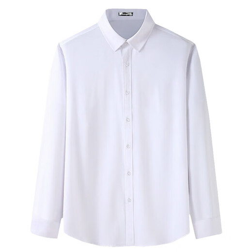 Zuo Shang White Shirt Herren Langarmes Sommergeschäft Casual und vielseitig koreanischer Stil Slim Shirt Professionelle Arbeit Kurzarbeit