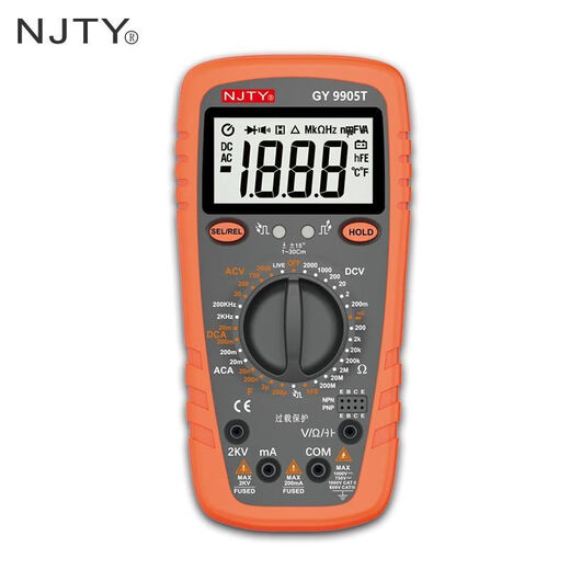 Tianyu 2000V Mining Digital Multimeter Multimeter 2KV Высоковольтный шахт цифровой дисплей Anti-Gurn Multifunction Multifunction Multifunction Multifunction GY-9905T 2000V Измерение напряжения переменного тока и постоянного тока