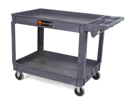 Wen 500 lb Capacity 46 x 25.5 Inch Extra Wide Service Utility Cart