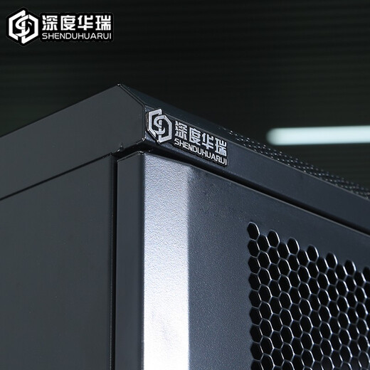 深度华瑞网络设备弱电机柜带锁 600深/宽 加厚款 适用网络交换机/UPS电源/监控 前后单开网门 WA-6627 600*600*1400 27U