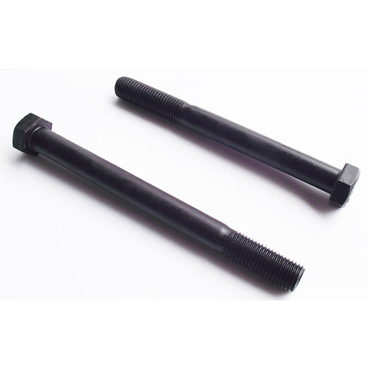 XMSJ12.9级外六角螺丝栓M10M12M14M16M18M20*210/220/230/240/25 12240半牙发黑(2只价)