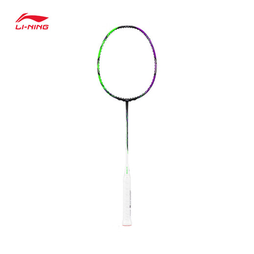 李宁战戟 9000（4U）晶石绿龙吟紫羽毛球拍（单拍无线）AYPU021