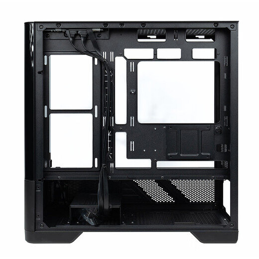 VALKYRIE VK03-M BLACK black M-ATX gaming computer desktop case supports 360° water cooling 6.2-inch touch screen curved glass 270 sea view room