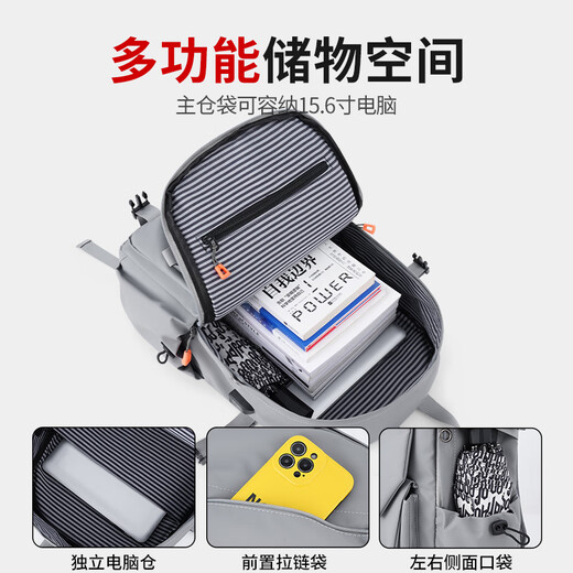 Huili mochila a gran capacidad para hombres viajes informales de los viajes informales de moda