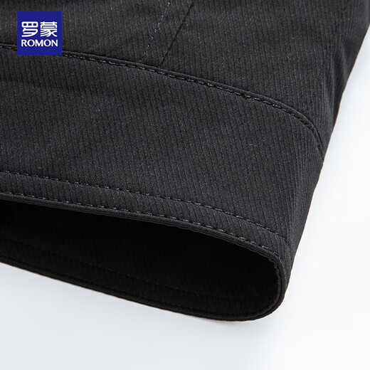 Romon thickened cotton jacket men's autumn and winter casual short student lapel jacket jacket dad top