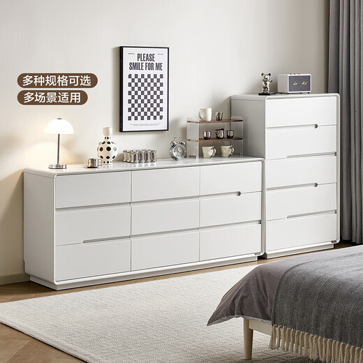 全友家居 五斗柜收纳储物客厅边柜家用餐边柜简约落地靠墙柜子