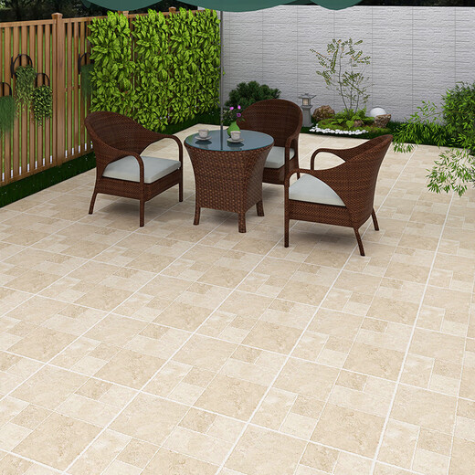 Azulejos de piedra Lyme de estilo europeo XMSJ 600x600 Villa Courtyard Terrace Balcón Garden Garden patio antideslizante Azulejos de piso antigüedad