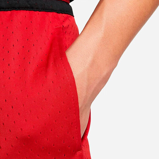 Nike Shorts Pantalon masculin Summer New Style Basketball Training Pinch Pantalon TRENDY LOBE PANTAL SPORTS COSTALAGE DU RESTANT DH9076-687 RED 2XL