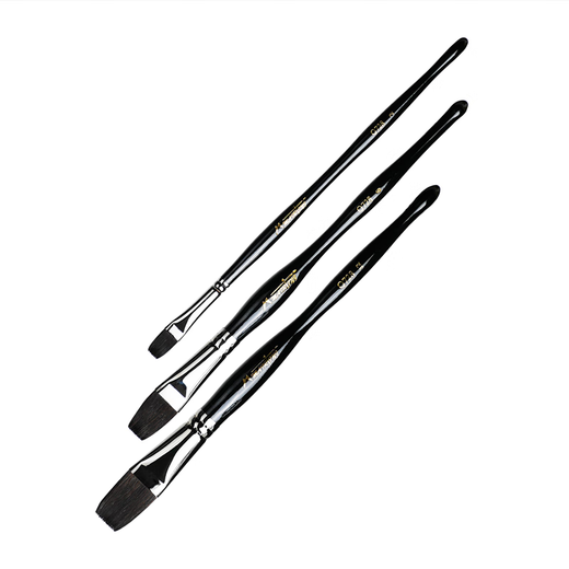 
Martini Black Fatty Watercolor Pen Flat Head Painting Brush Squirrel Brush Acrylic Painting Flat Head Pen 3 Combination Set Q728