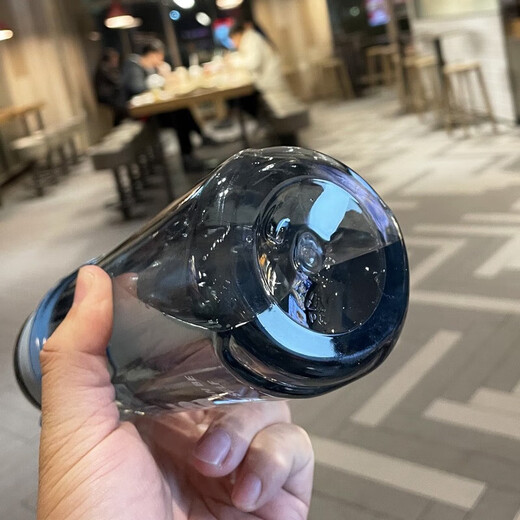 Jingdie Water Cup Plastic Cup Large Capacity Sports Water Cup Children's Student Cup Men's Student Tea Cup Water Bottle Portable Super Sports Water Cup Cool Blue 750ml