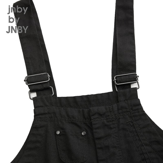 jnby by JNBY江南布衣童装春夏棉麻背带长裤休闲连体裤男女童儿童1N2E1476A 001/本黑 150 cm