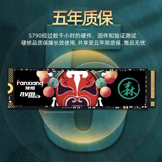 FANXIANG S500PRO / S690 / S790 SSD M.2 NVME Protocol Yangtze Storage PCIE4.0 1TB 2TB FANXIANG S7901TBPCIE4.0 Standard: Équipement de chaleur + vis