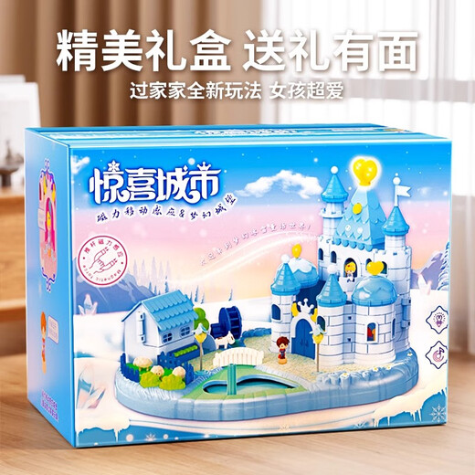 SNAEN (SNAEN) MAISON ENFANTS JOURS JOURS TOYS Girls Girls 3 à 6 ans Maison de contrôle magnétique jouant Gift d'anniversaire pour enfants du château de princesse