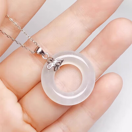 Yujingji Fat Donglai same model, high quality buckle head 18K gold thickened safety buckle clip Buddha Gong Jade Jade Silver Card Gold color