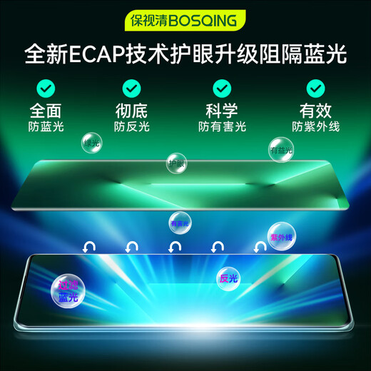 
Baoshiqing [Ophthalmology Certification] Applicable to Huawei p60/60pro mobile phone membrane 60Art Hydrogel Anti-Blue Light Eye Protection Mask Soft Film Anti-Pursuit Anti-Fingerprint Protection Film Non-Tempered Film Eye Protection Hydrogel Film 2-piece Pack Huawei P60/60Pro/60Art