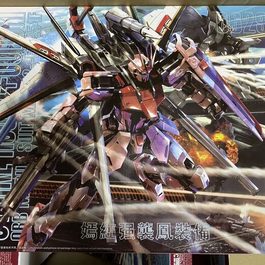 Grand Class 6629 Yanhong Strong Attack Phoenix Back Packaging MG1:100 Assembly Model Mecha Toy Figure Yanhong Strong Attack (with bracket)