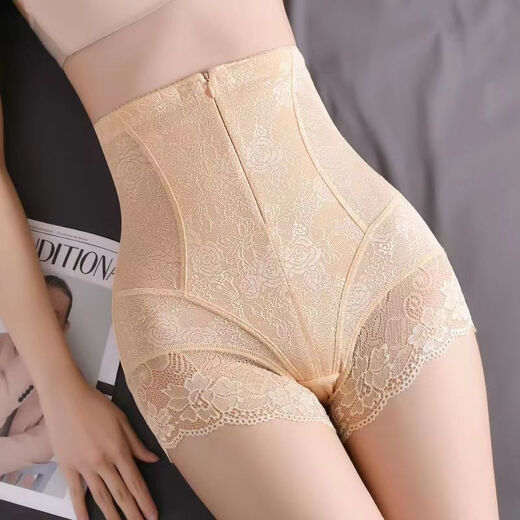 Cat people's high waist belly-retracting pants, small belly-retracting and strong hip lifting pants, postpartum body shaping underwear, women's waist-retracting safety pants, no marks, hip-retracting, black 1-pair 3XL [Suggested 145-165Jin [Jin equals 0.5 kg]]