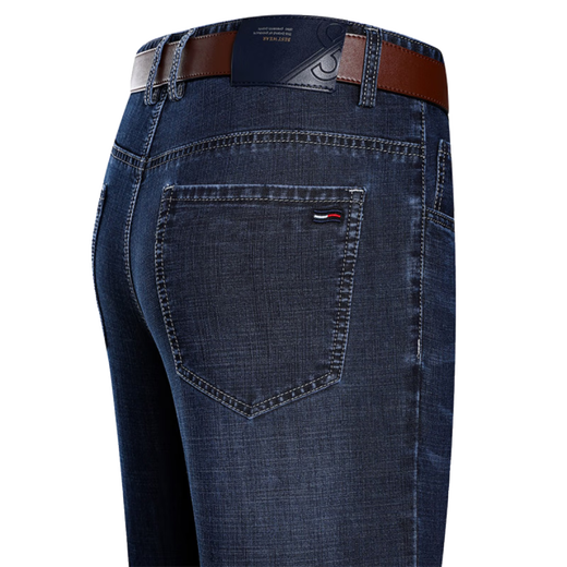 Tommy Jeans Tommy Herbst und Winter New Jeans Herrenhosen Business Casual Gerade gewaschene Hose Deep Lan 3882 Modell Dünn 32