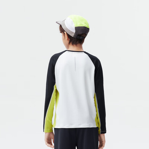 ASICS children's clothing 2024 autumn and winter new sports long-sleeved T-shirt moisture-absorbent and quick-drying round V-neck long-sleeved T-shirt 334241003076