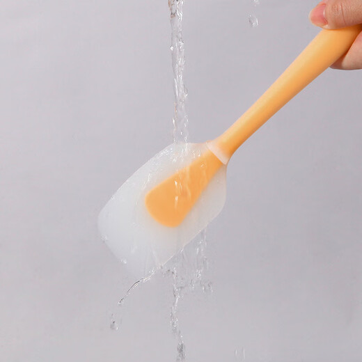 Learn Kitchen Silicone Scraper Cake Butter Batter Egg Yolk Crisp Scraper Spatula Egg White Cream Mixing Knife High Temperature Resistant Spatula