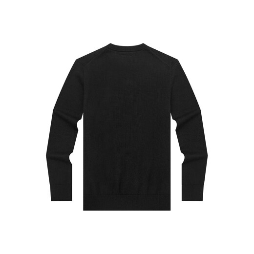 Haggis HAZZYS autumn and winter men's tops youthful casual round neck sweater for men ABYZD01DX52 black BK170/92A46