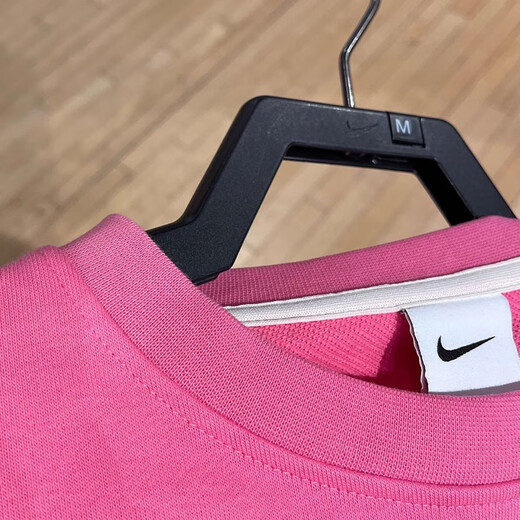 耐克（Nike）男装 2025春季新款运动服针织透气卫衣舒适休闲圆领套头衫 DQ5821-684桃粉色  L