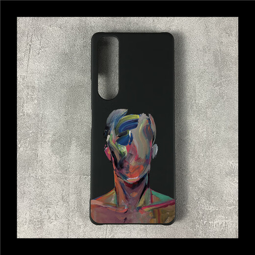Caiyuan Ying trendy brand is suitable for Sony Xperia 1 ii mobile phone case X1 second-generation protective case 5 iii Mark2 M3 half-pack black half-pack hard shell end flower c682 Xperia1III