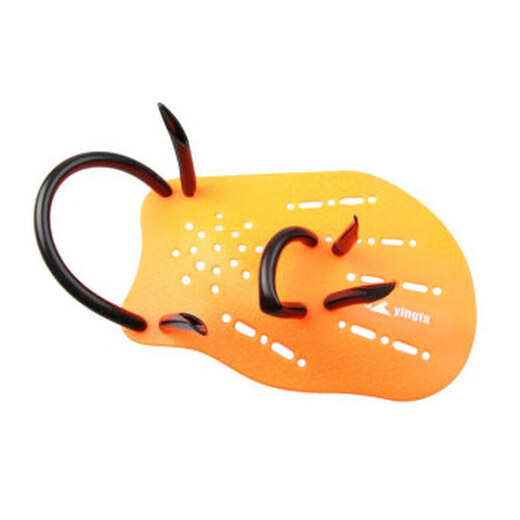 YINGFA freestyle arm stroke training swimming webbing for adult beginners swimming training 03 paddling palm-1 orange S (for children under 15 years old)