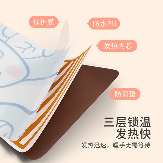 Customized mouse pad Extra large heating table pad Office desktop heating pad Computer hand warming pad Electric heating table pad WE-679 900x400mm 2mm Yes