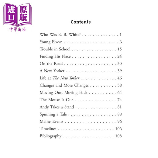 Who Was E. B. White Original English Children's Biographies Humanities Encyclopedia Stories Children's Books Who Was Imported Books Who HQ book