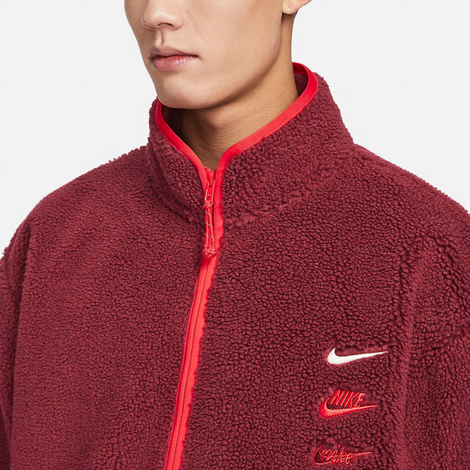 Nike/Nike Dragon Jahr Herren Imitation Lamm Seide warme winddichte Jacke FZ6194-677 L