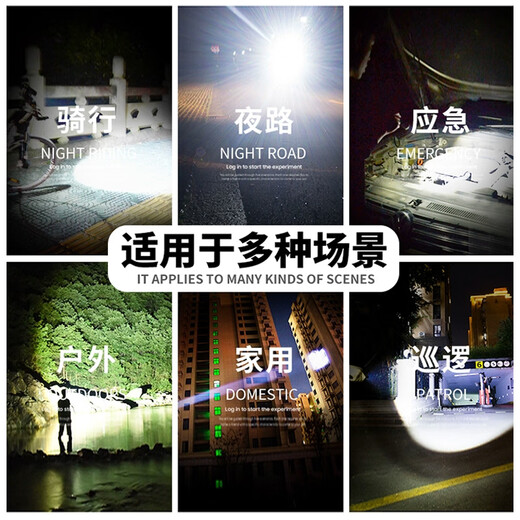 Jucheng Multifunctional Car Safety Hammer Flashlight Solar Power Bank 10-in-1 Car Emergency Escape Second Window Breaker (With Alarm) Black Model