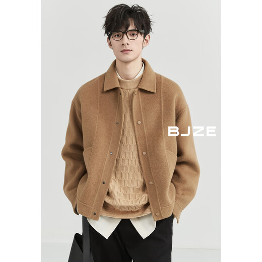 Piaget Zall Camel Wool Customized Wool Double-sided Wool Jacket Men's Commuting Jacket 2024 Autumn and Winter New Z441837 Rainstorm Gray XL 180