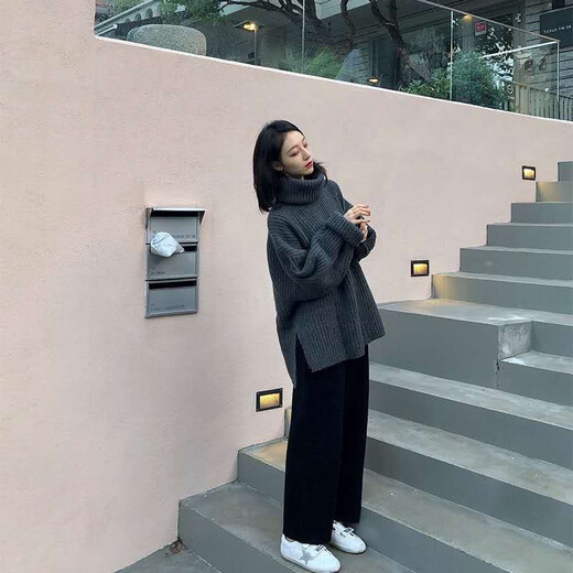 Nanding Yage maternity pants autumn and winter wide-leg pants new outer wear plus velvet straight floor-length trousers with drapey belly support pants autumn and winter oatmeal color plus velvet XXL 140-170Jin Jin is equal to 0.5 kg