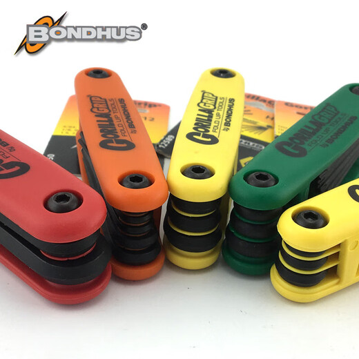 Clcey Sharp American Bolton Metric English Hexagon Schraubenschlüssel Anti-Diebstahl Hexagon Hollow Folding Star Key 12594 Euro Englisch 0,05-3/169 Paket 12591