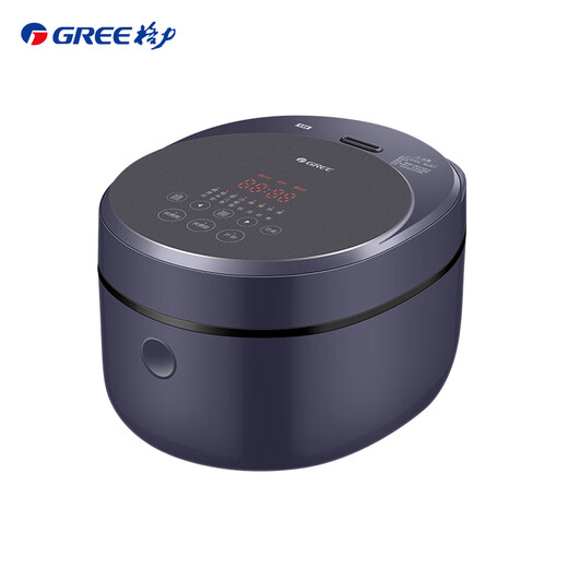 格力家用电饭锅3升 真0涂层316L不锈钢内胆IH立体加热 可预约无涂层智能IH智能电饭煲  GDCF-3015C 3L 紫蓝色
