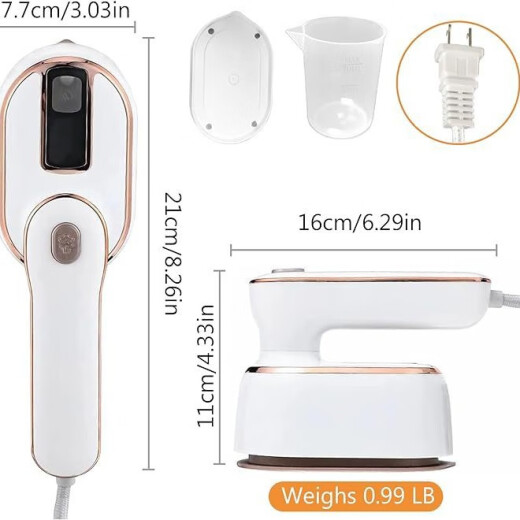 蒸汽刷手持挂烫机旋转电熨斗熨烫机干湿两用折叠机热门迷你烫斗 蒸汽6198紫色 欧规220v（无logo