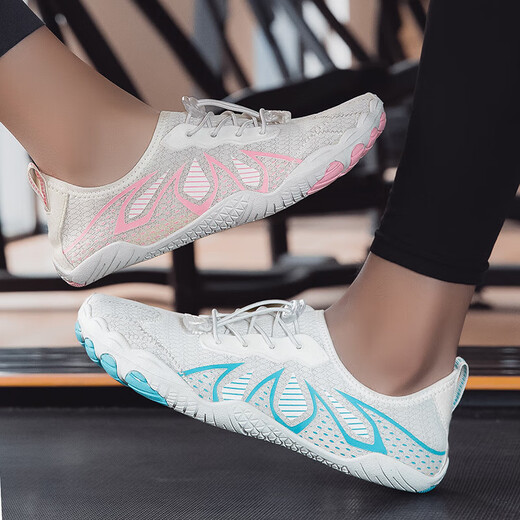 River tracing shoes, summer men's and women's snorkeling shoes, yoga beach non-slip speed interference water shoes, adult outdoor Shuoxi shoes L8201 Moonlight 42