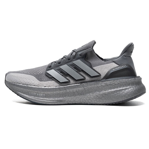 阿迪达斯 （adidas）跑步鞋男鞋夏季新款ULTRABOOST 5 低帮缓震运动鞋轻便透气休闲鞋 IF1483/深灰/荣耀灰 40 (245mm)